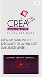 Mobile Screenshot of crea-plv.fr